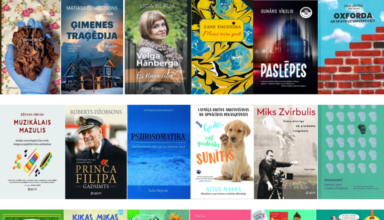 jaunākās grāmatas Ādažu bibliotēkā jūnijā