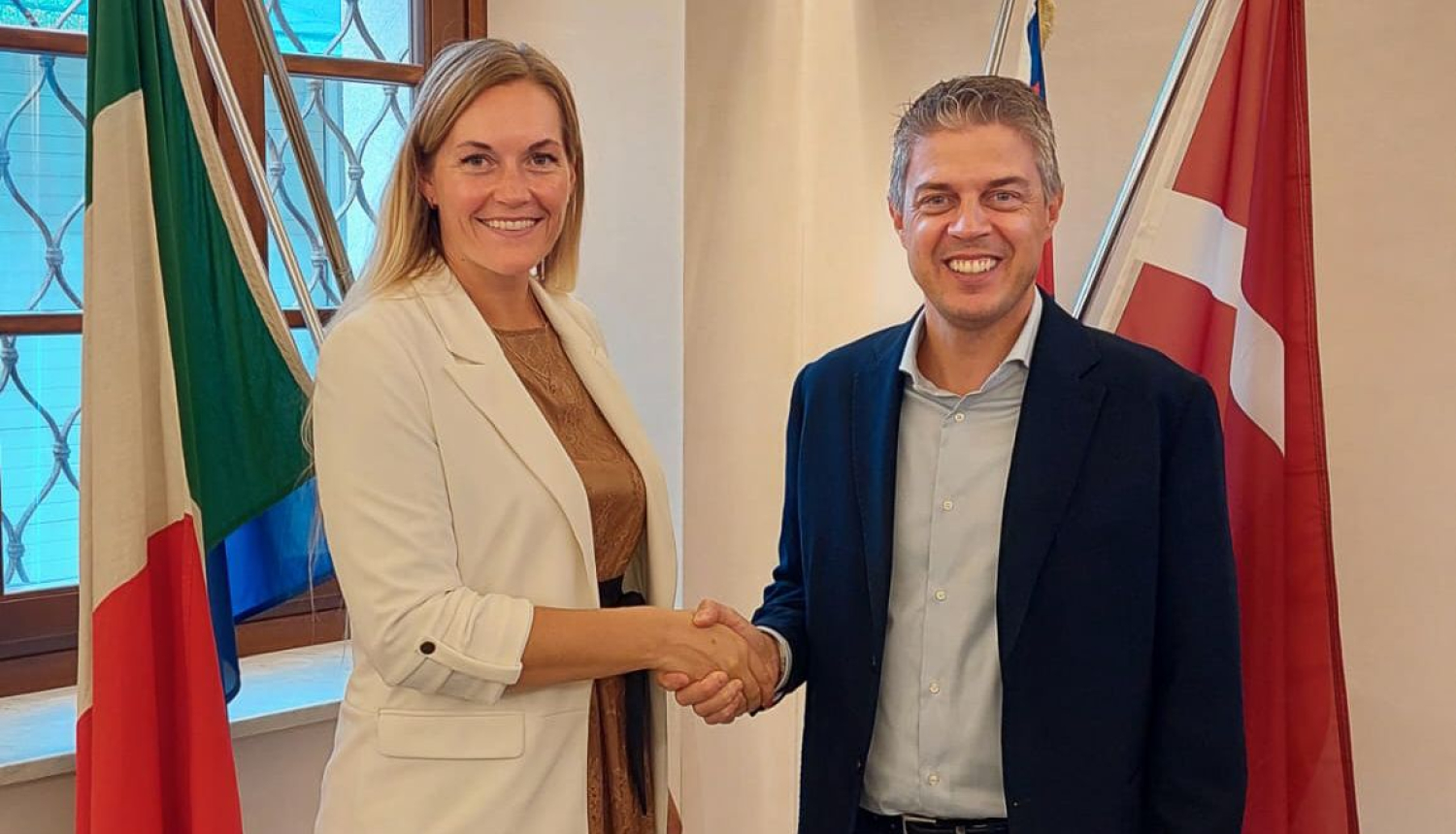 Karīna Miķelsone un Marko Bailo