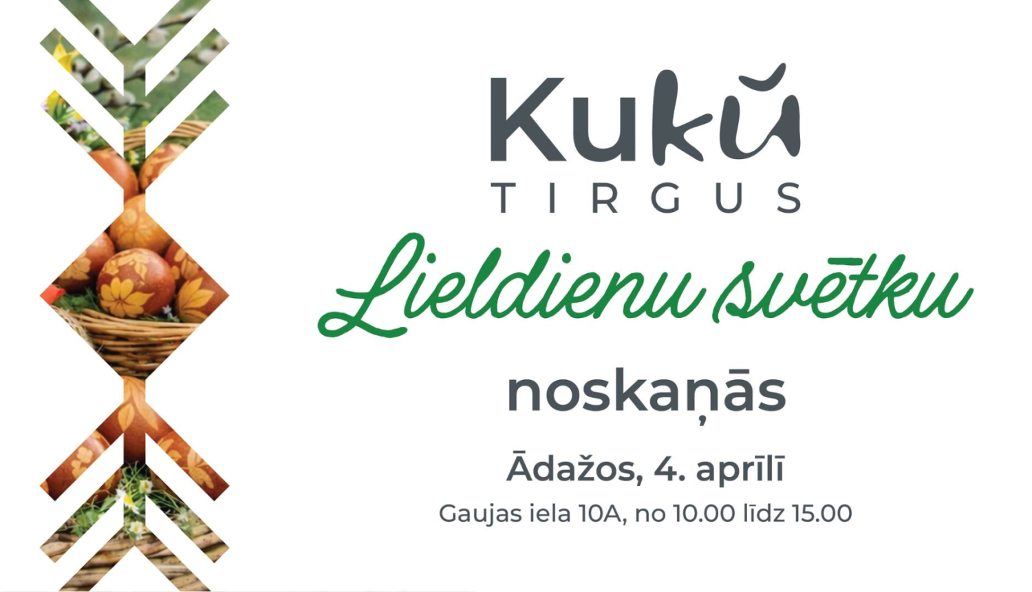 Kuku tirgus Lieldienu noskaņās