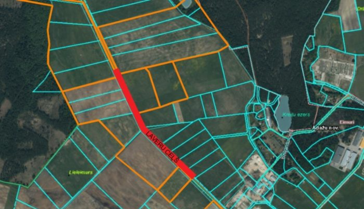 Laveru ceļa grants seguma pārbūves projekts