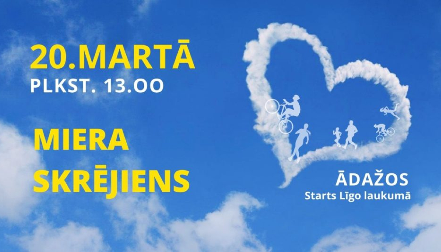 miera skrejiens plakāts