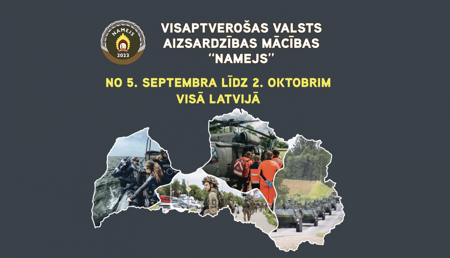 Namejs, militārās mācības