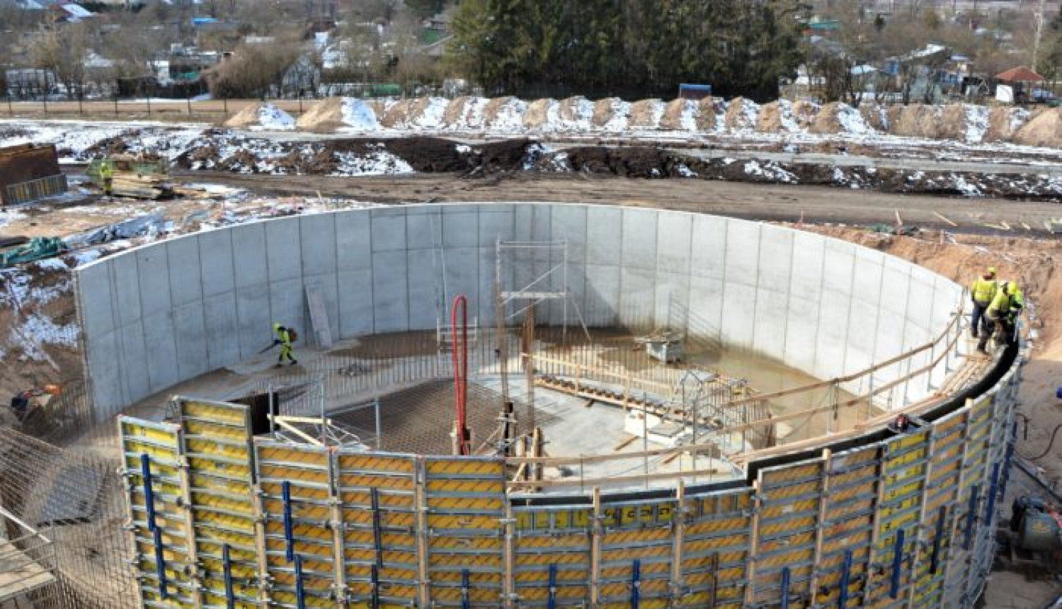 notekūdeņu attīrīšanas iekārtas būvniecība