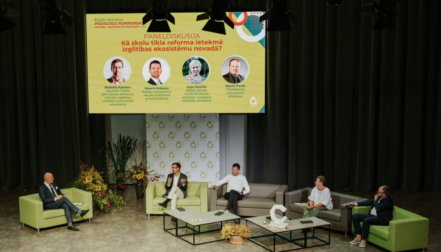 Pedagogu konferences paneļdiskusija