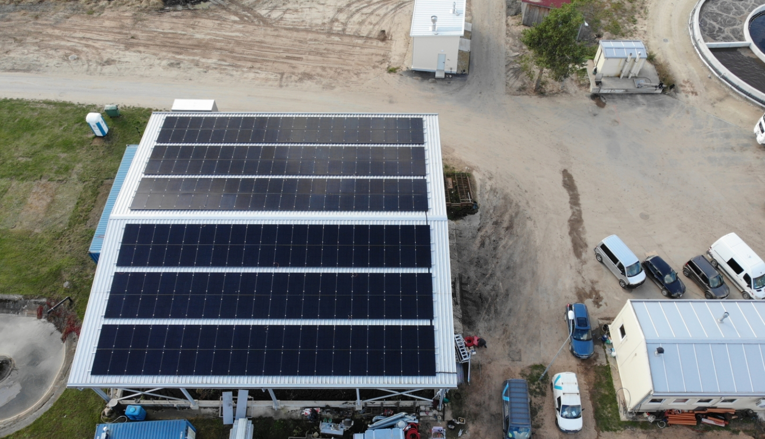 ādažu ūdens, saules paneļi