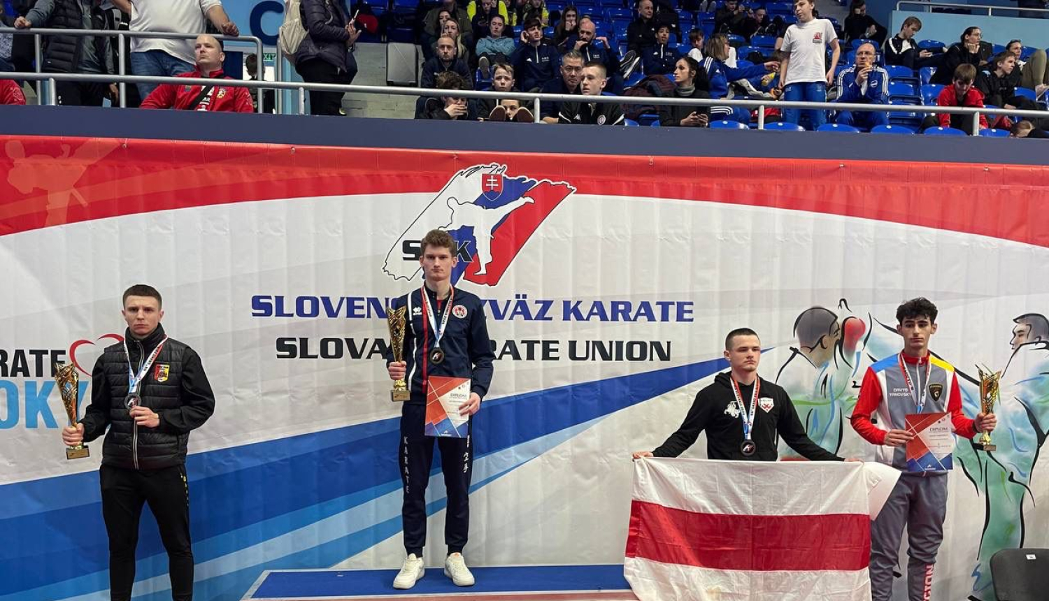 Artūrs Stepanovs, 1. vieta, Bratislava, karatē