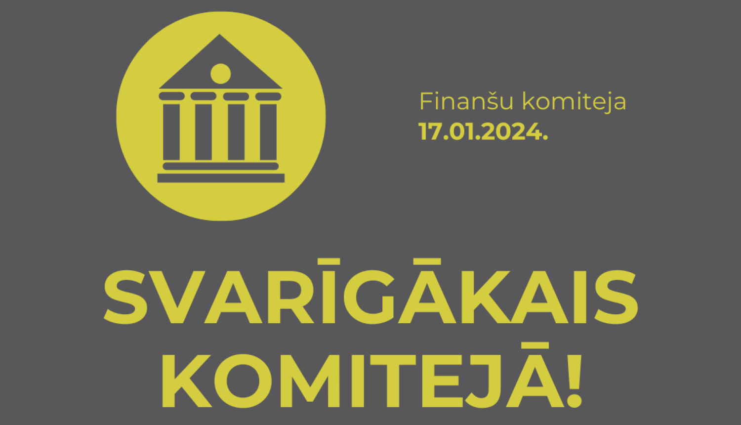 Finanšu komiteja, Ādaži 17012024