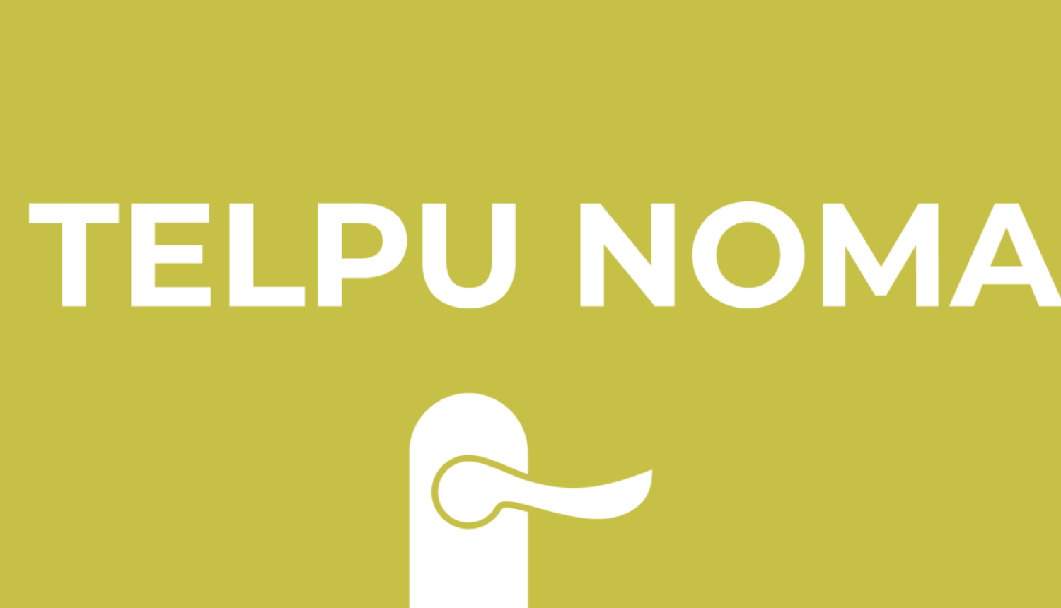 telpu nomas baneris ar uzrakstu