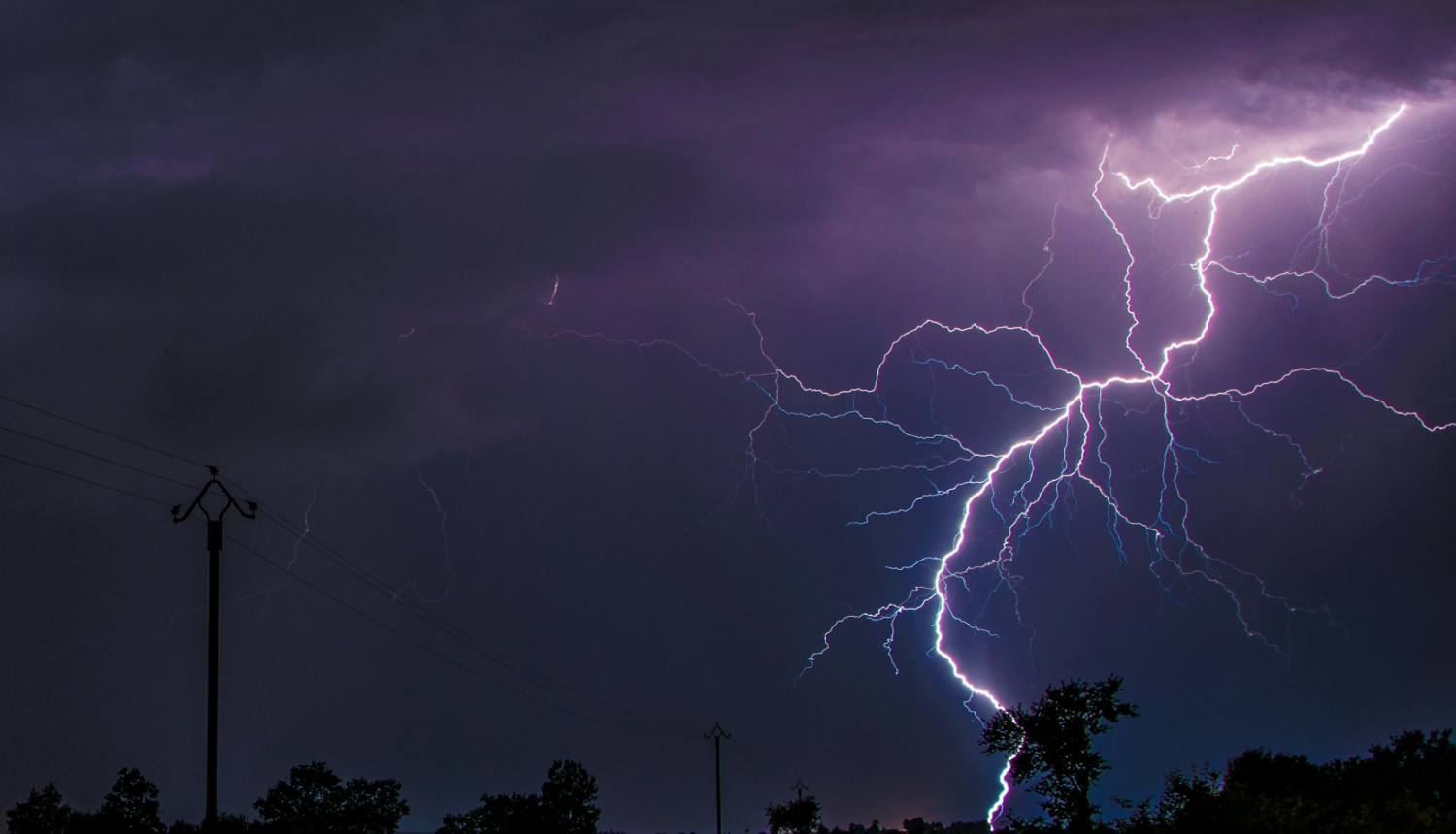 Zibens, pērkona negaiss, Pexels