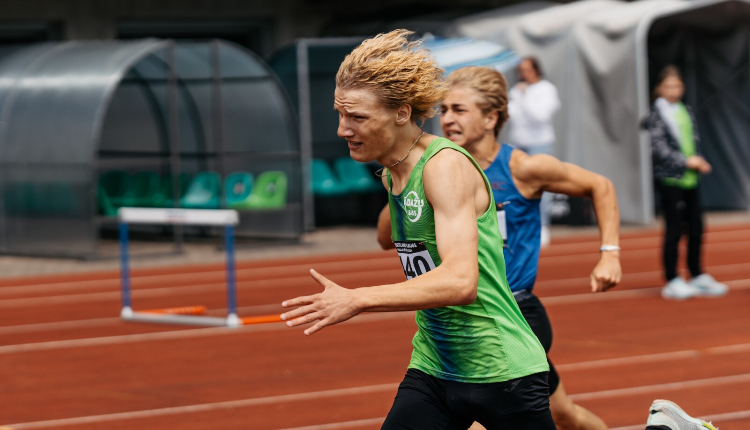 Toms Melderis finišā, Foto: Jana Leite