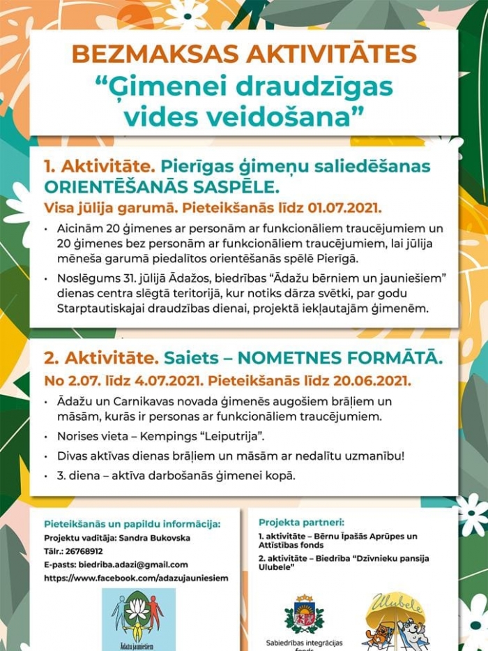 Ģimenei draudzīgas vides veidošana