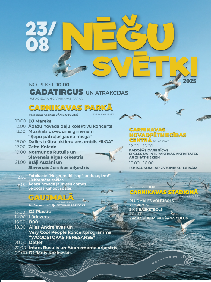 Nēģu svētki - programma