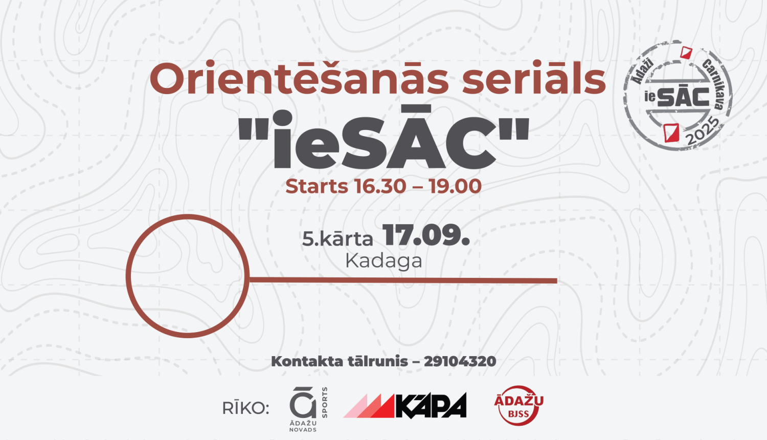 orientēšanās seriāls iesāc, 5. posms