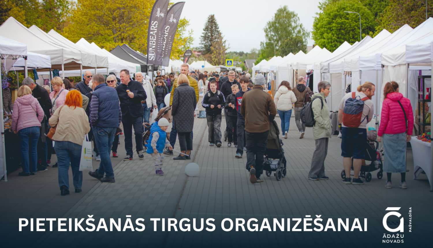 pieteikšanās tirgus organizēšanai