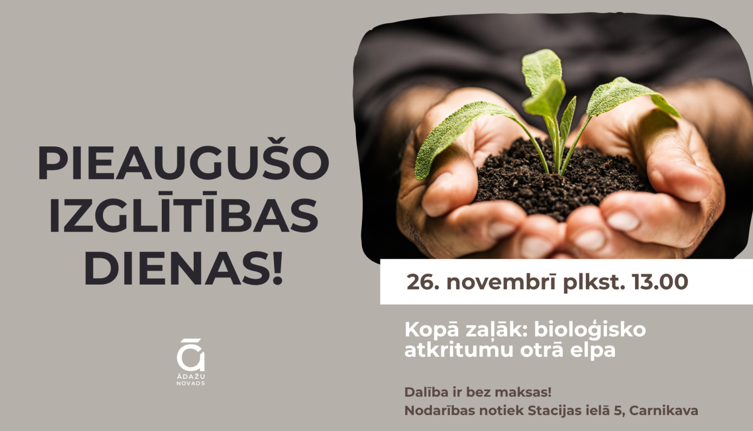 Kopā zaļāk - pieaugušo izglītības dienas