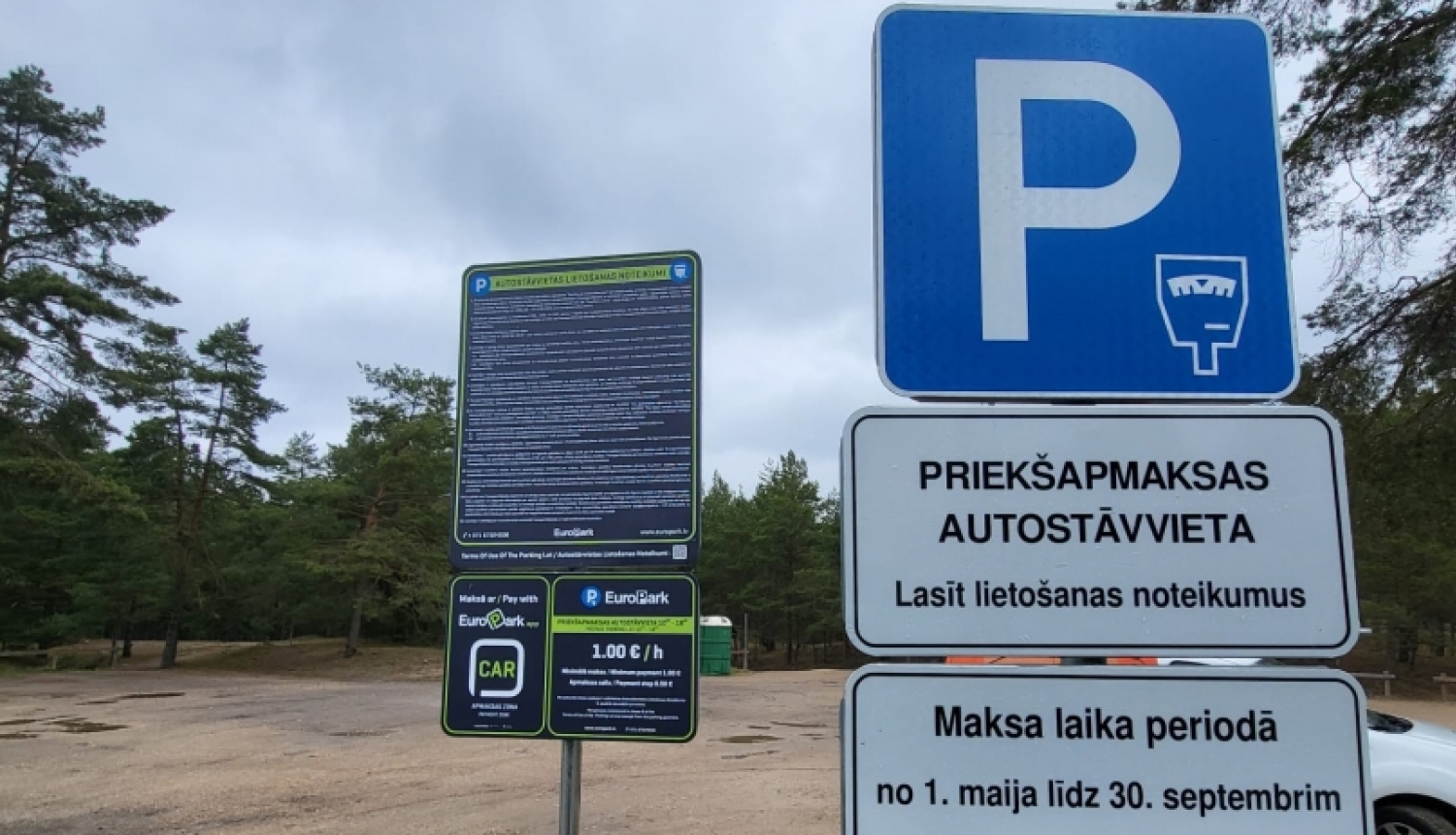 auto stāvvieta