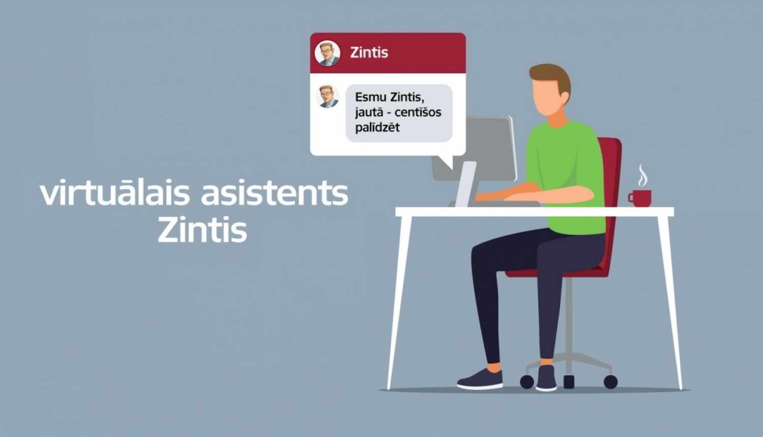 virtuālais asistents Zintis, čatbots