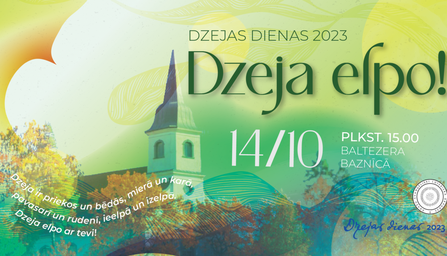 Dzejas dienas 2023: dzeja elpo, Baltezers