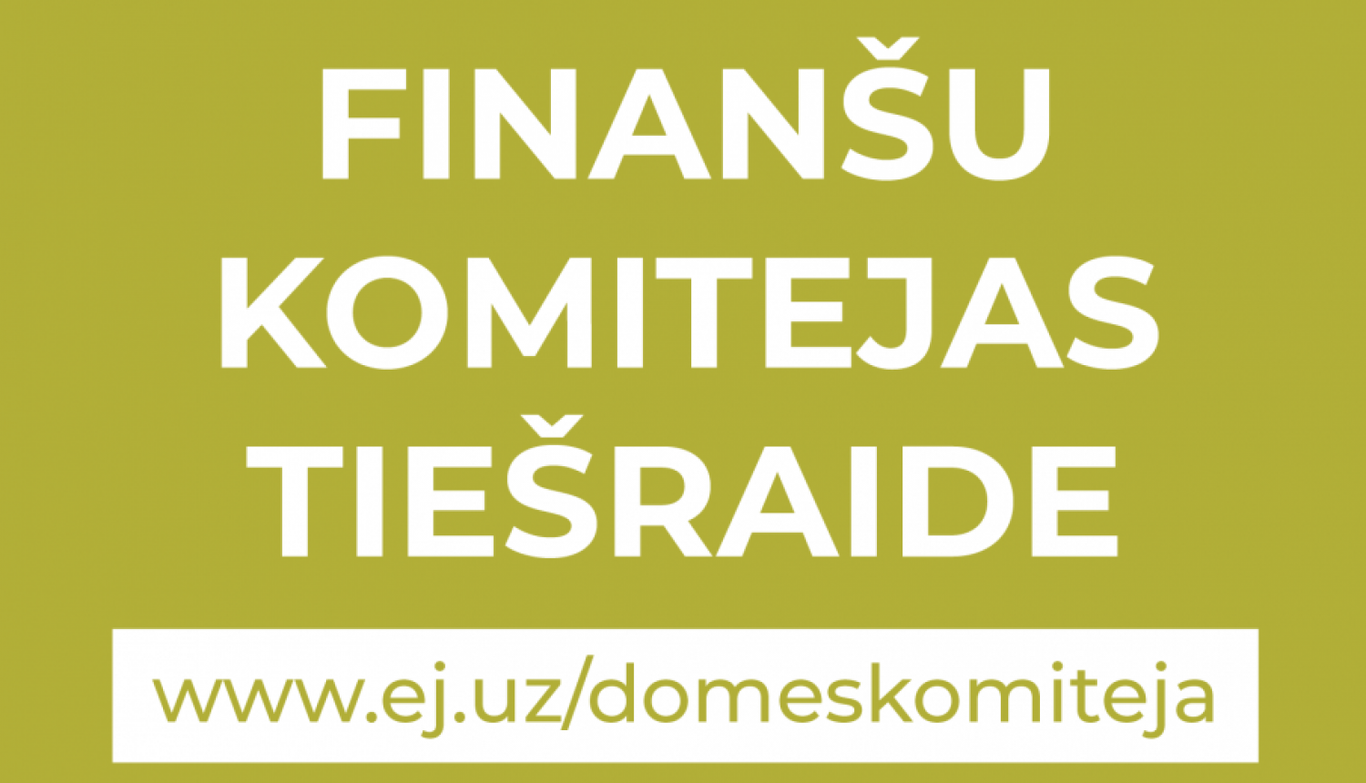 baneris komitejas sēdei