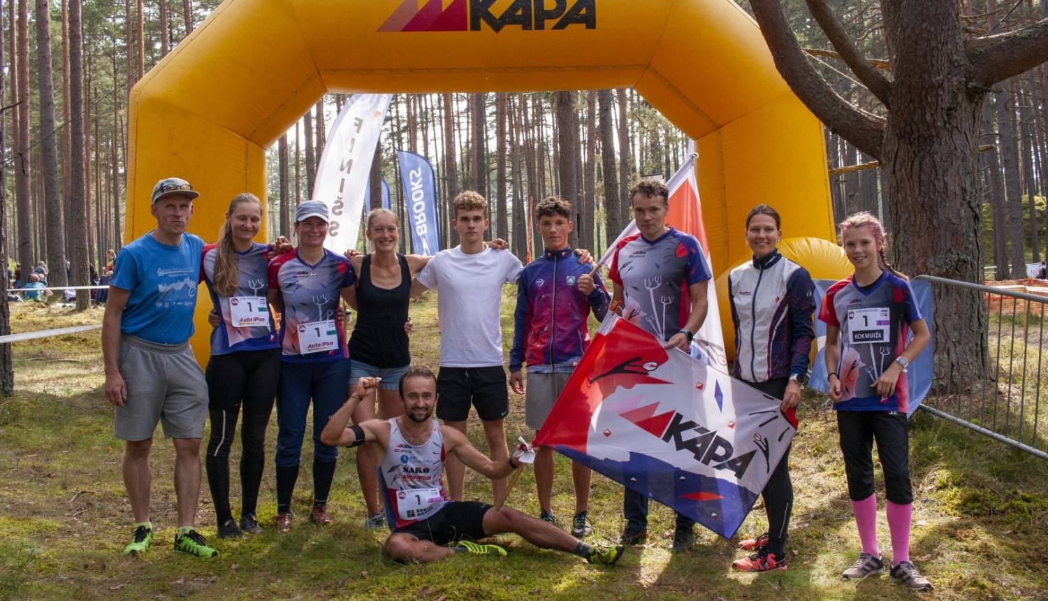 orientēšanās klubs Kāpa, klubu stafetes, Foto: Ojārs Millers