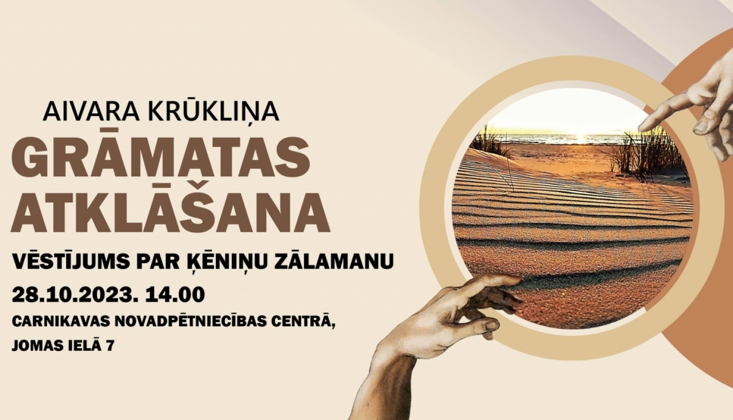 Aivara Krūkliņa dzejas grāmatas atklāšana
